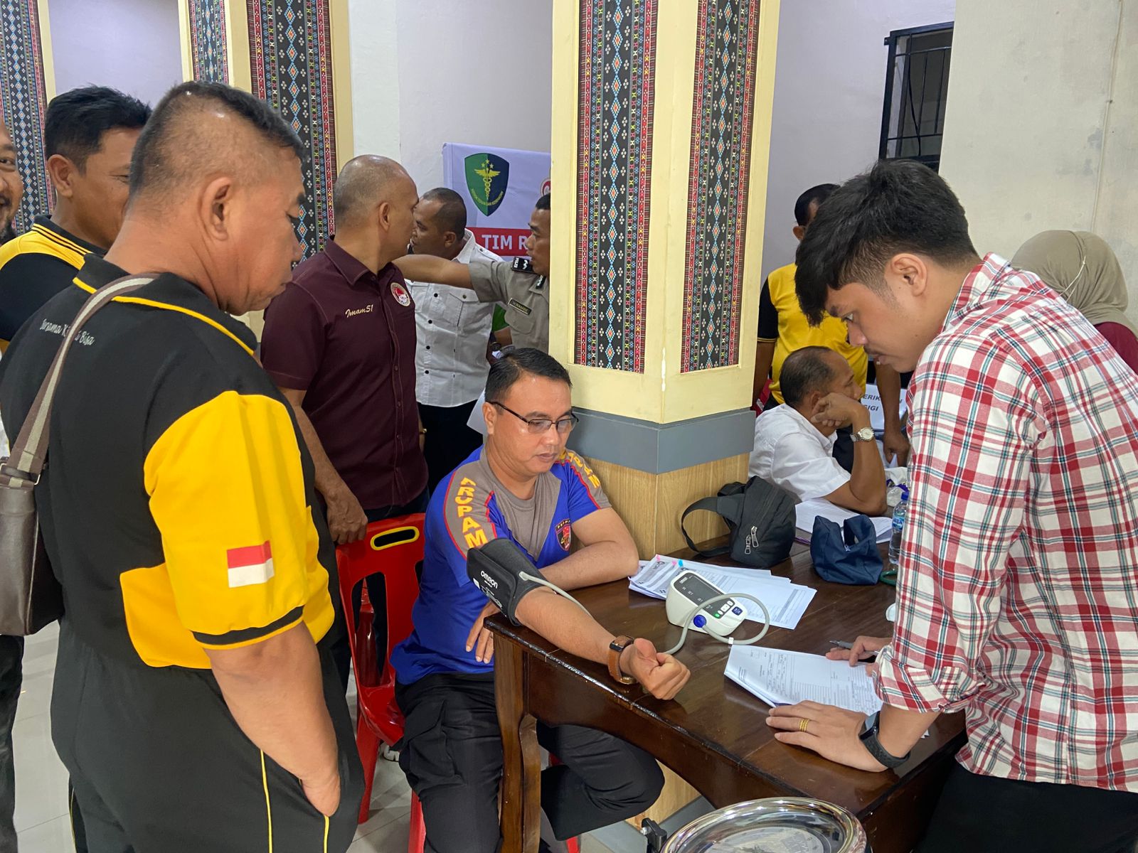 Polres Labusel gelar Pemeriksaan Kesehatan Berkala, Pastikan Personel Tetap Prima Bertugas Layani Masyarakat.