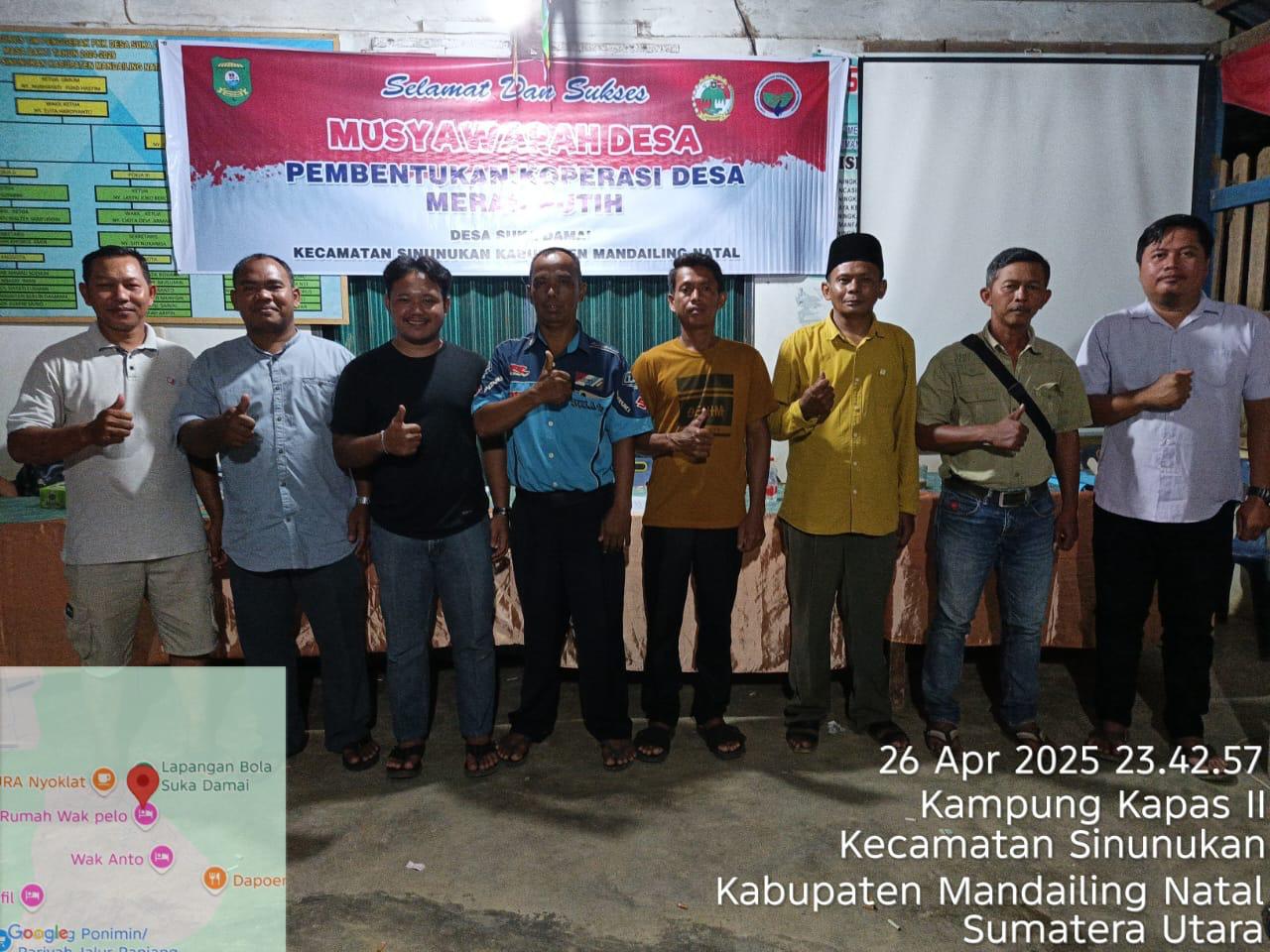 Kepala desa tak mau roker lokasi KDMP semua sepakat pengurus mengundurkan diri.