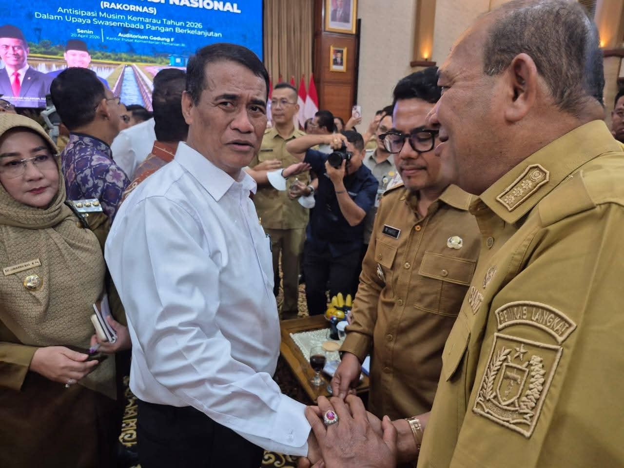 Bupati Syah Afandin Hadiri Rakornas Kementan, Perkuat Pertanian Langkat Hadapi Kemarau 2026